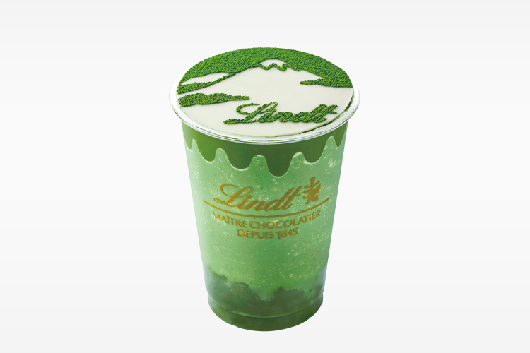 リンツ濃い ―天空の抹茶― チョコレートドリンク~抹茶プリン入り一番茶100%使用~780円