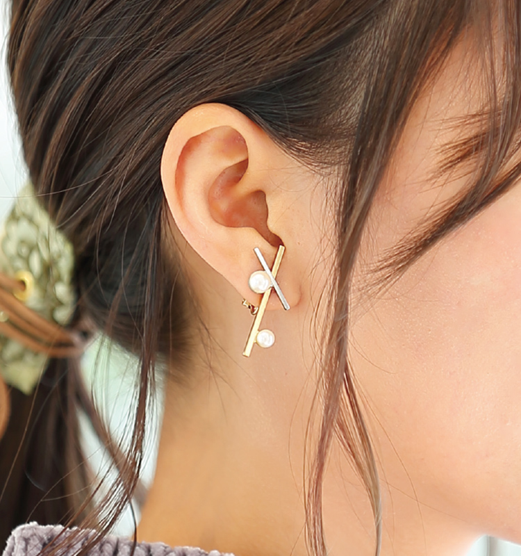 〈Pink Owl Bijou〉イヤリング