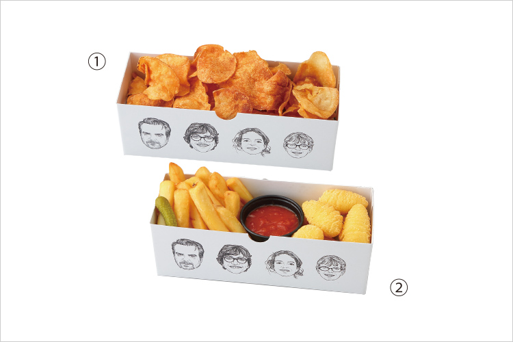 揚げたてポテトチップス BOX(ビンチェ&ポムピン)