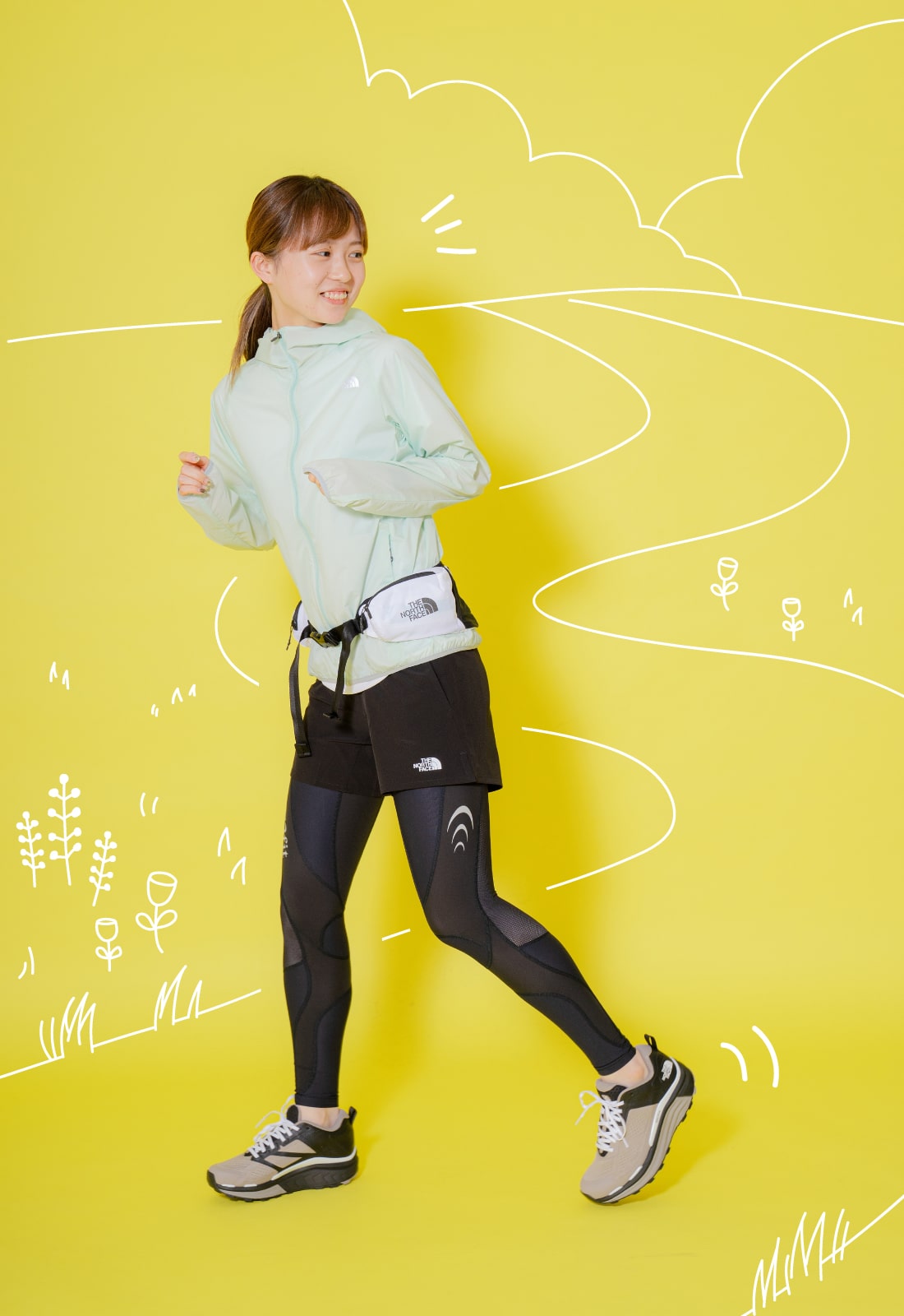 〈THE NORTH FACE〉 ウエストポーチ