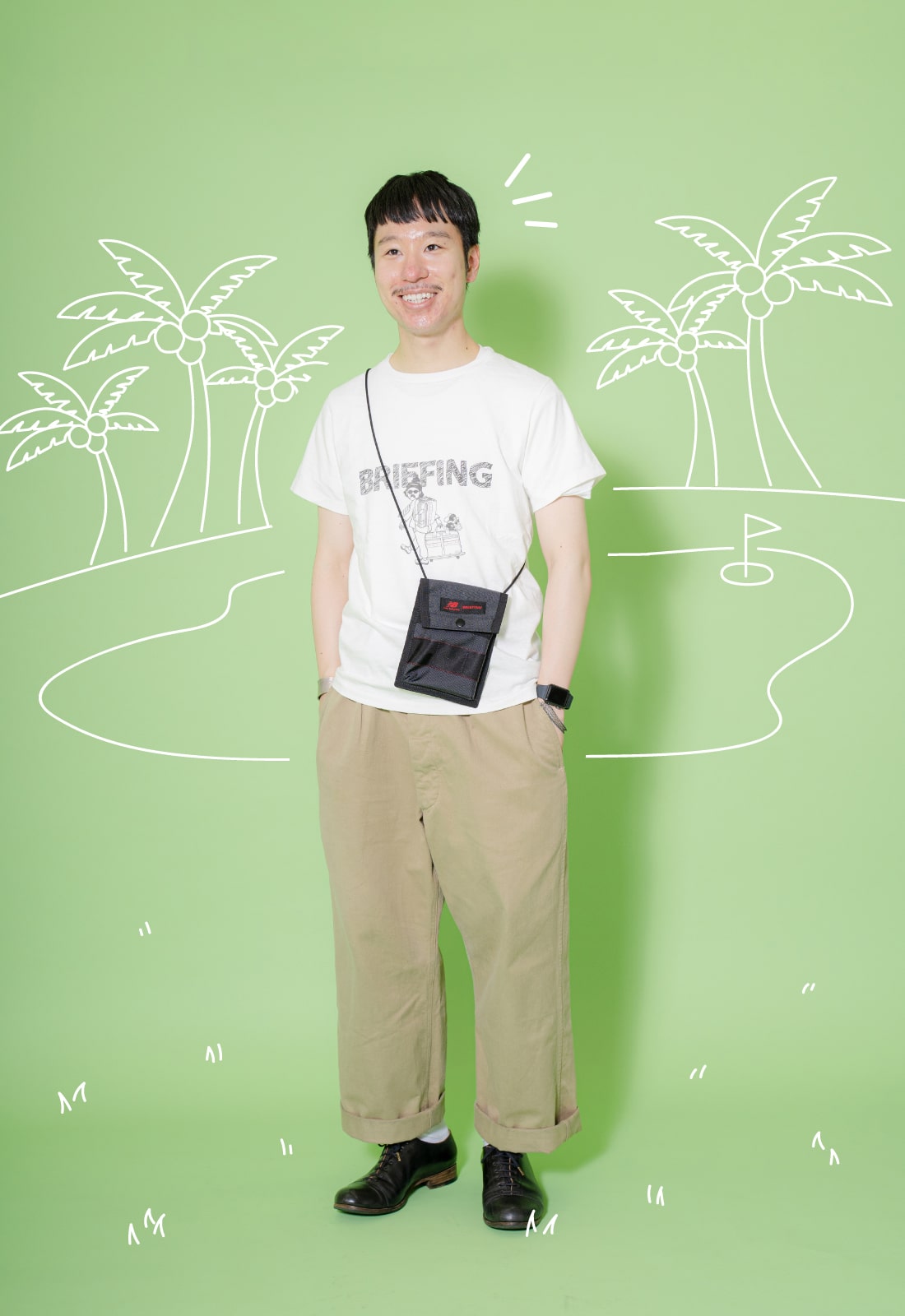 〈New Balance×BRIEFING〉 ポーチ