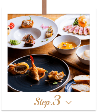 女子会クリスマスパーティー編 step3へ