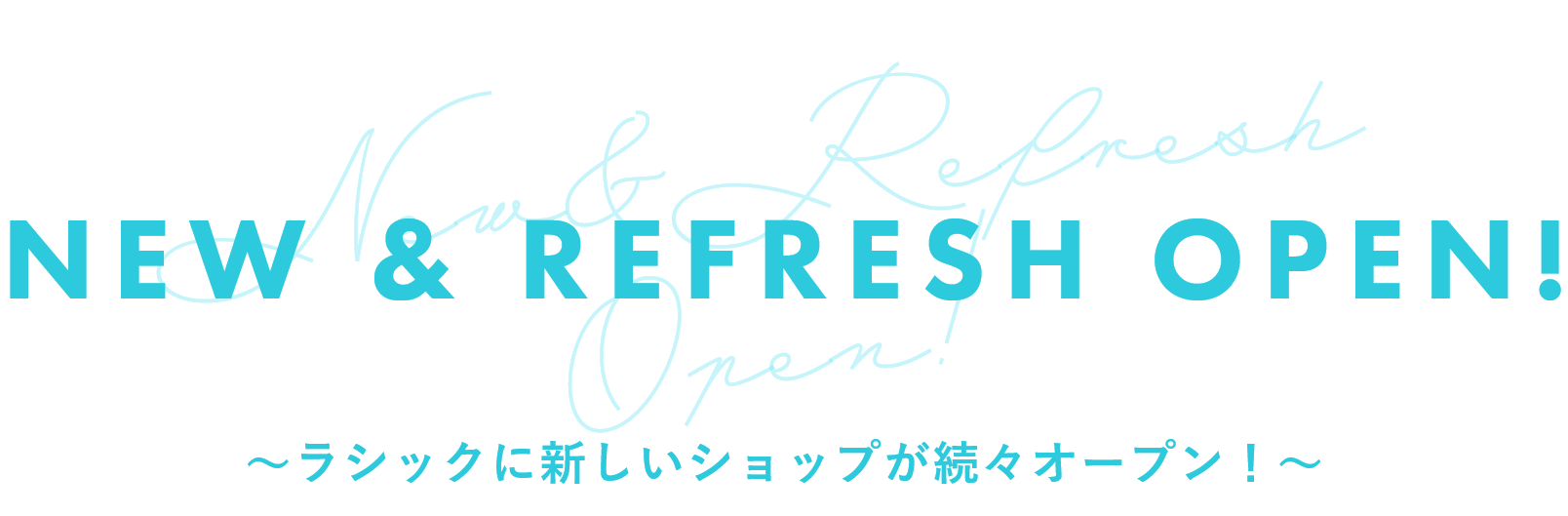 2023 NEW & REFRESH SHOPS