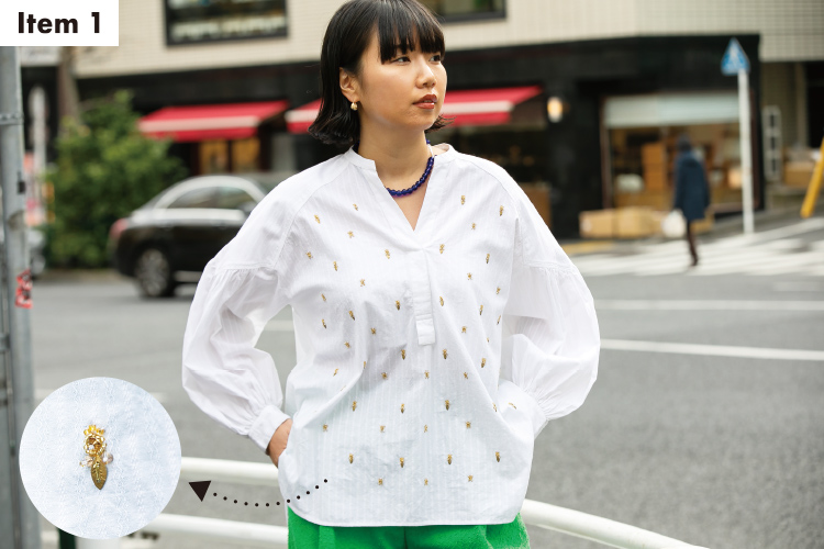 〈ne Quittez pas BLACK×TOMORROWLAND〉ブラウス