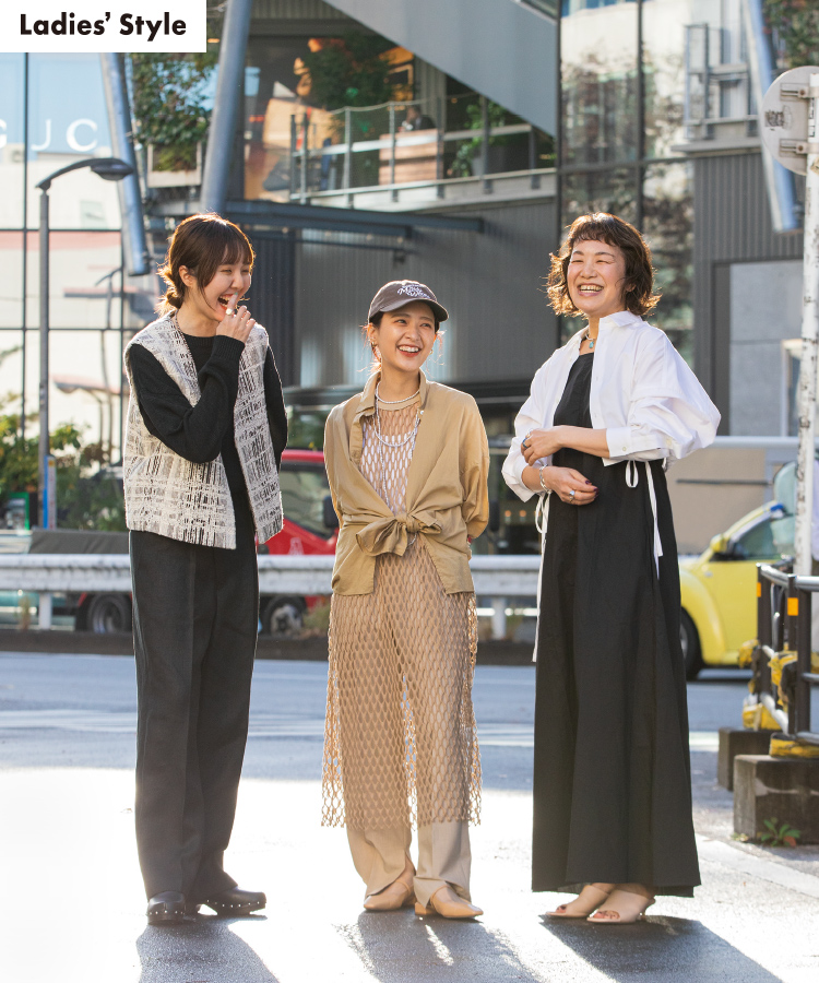 （左）プレス 豊田さん （中）プレス 森田さん （右）バイヤー 小川さん