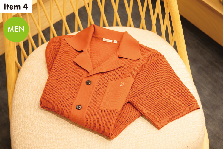 〈DRESSTERIOR〉ニットシャツ