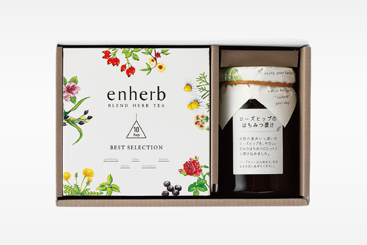 enherb〉ベストセレクション&ローズヒップのはちみつ漬けセット