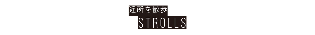 近所を散歩 STROLLS