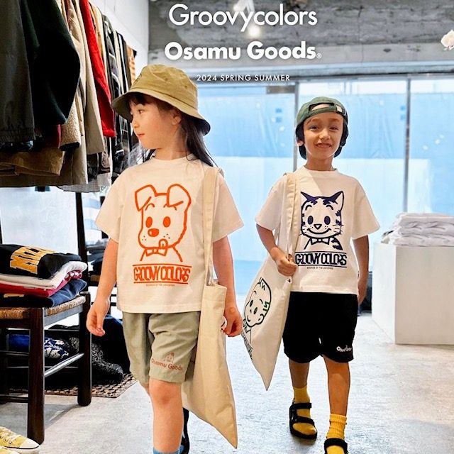 【フィス ホリーフィールド】「OSAMUGOODS×GROOVYCOLORS」が入荷